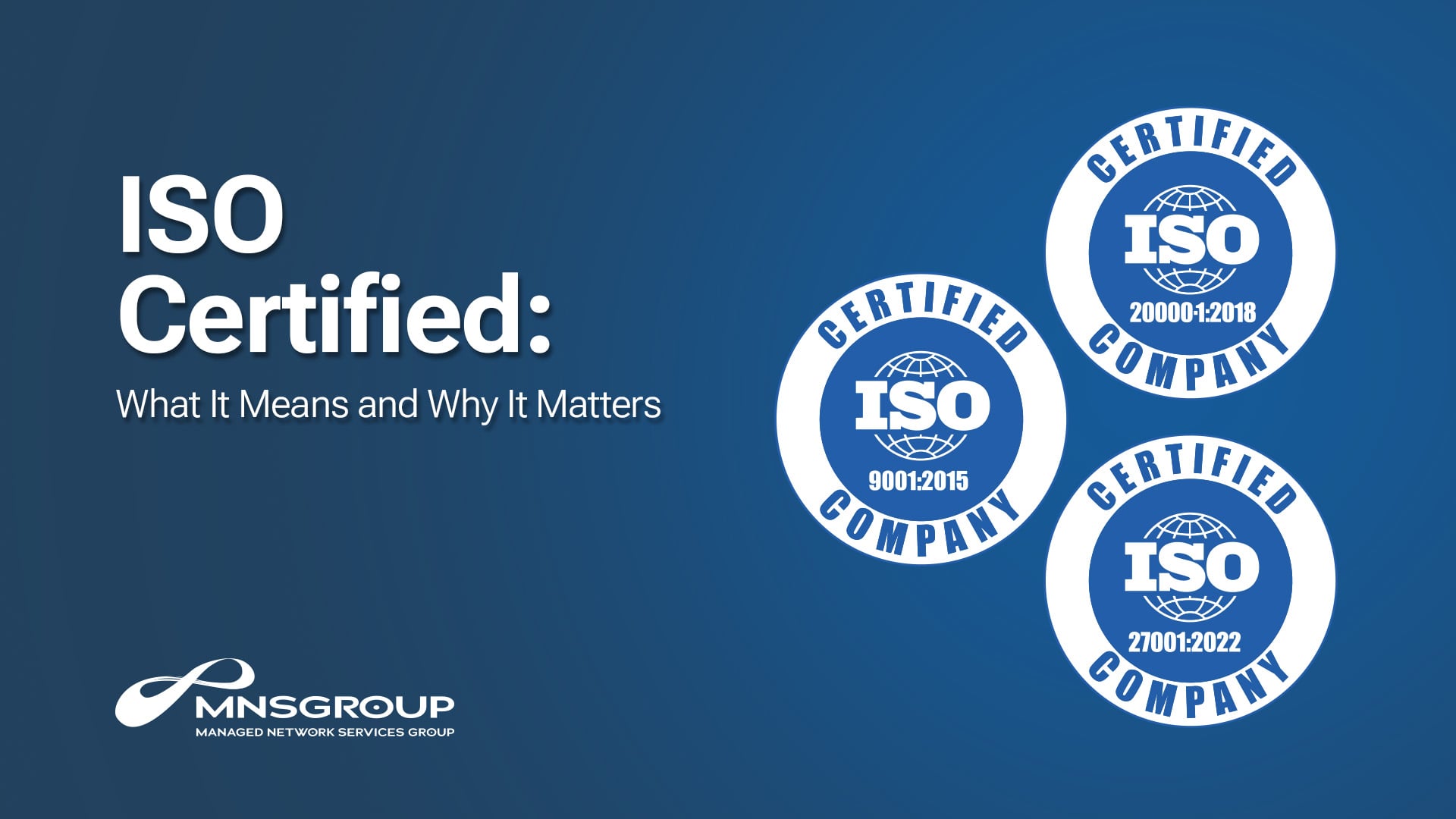 ISO Certifications